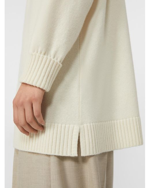Max Mara White Bull Button-Up Cardigan