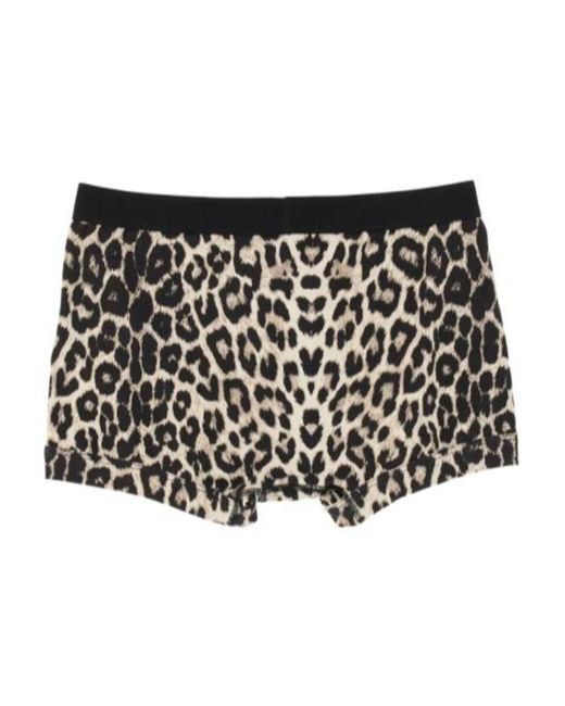 Tom Ford Black Animal Print Skinny Cut Boxers for men