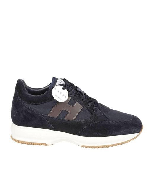 Hogan Blue Interactive Low-Top Sneakers for men