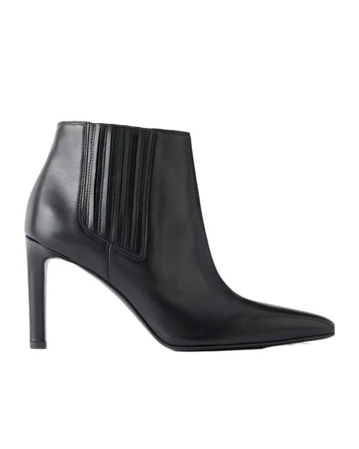 Nili Lotan Black Leather Ankle Boots