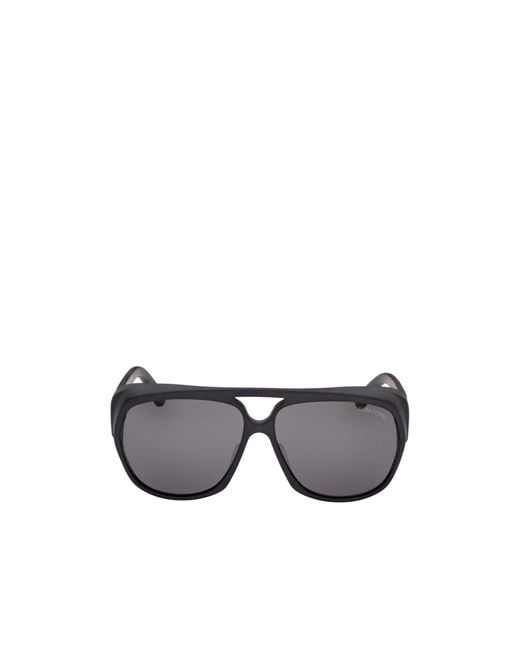 Tom Ford Gray T-Logo Pilot Sunglasses for men