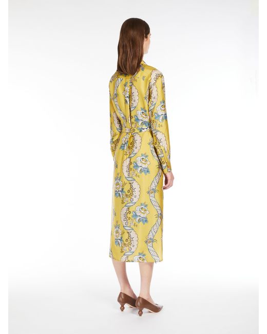 Weekend by Maxmara Yellow Long-Sleeved Dress