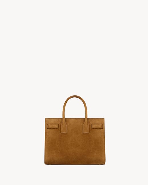 Saint Laurent Brown Sac De Jour Tote Bag