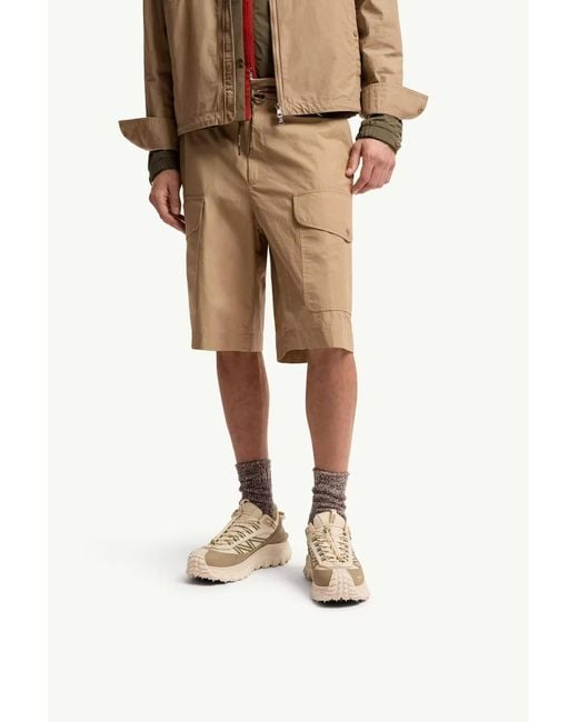 Moncler Natural Waterproof Sneakers With Eva Midsole And Vibram Megagrip Rubber Sole for men