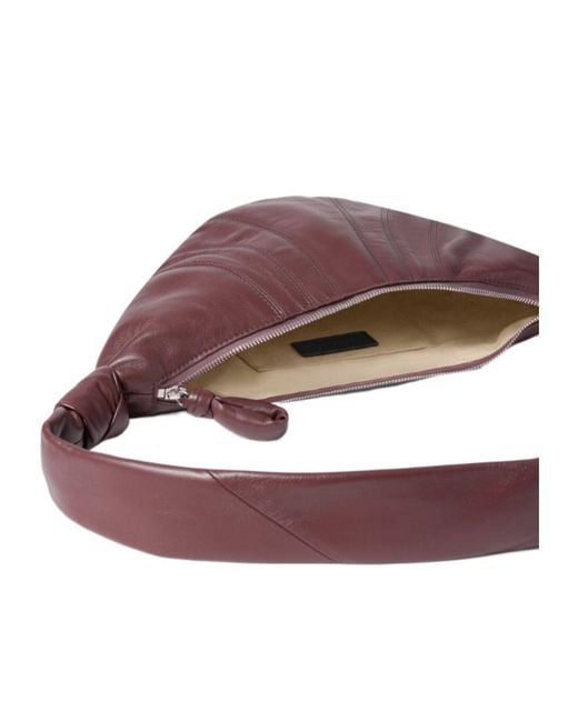 Lemaire Purple Small Croissant Bag