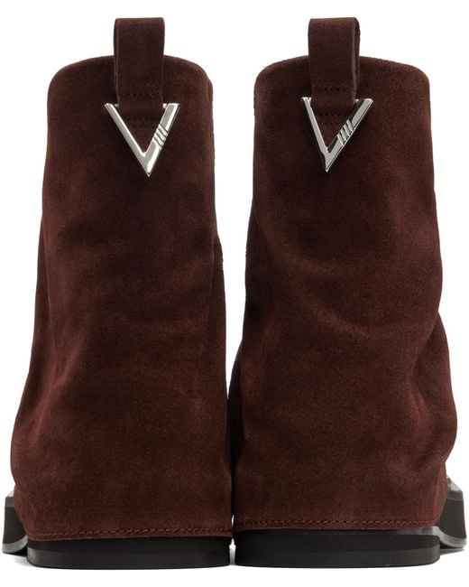 The Attico Brown The Mini Robin Combat Boots