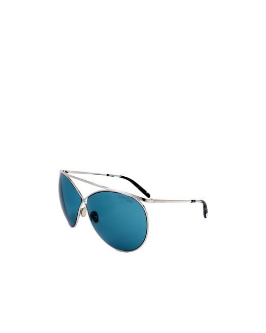 Tom Ford Blue Logo Sunglasses