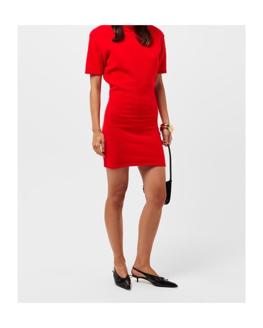 Jacquemus Red Short Sleeve Dress