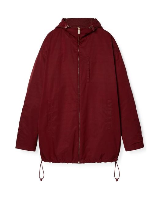 Gucci Red Reversible Gg Canvas Jacket
