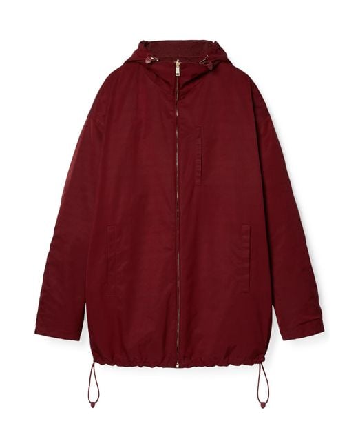 Gucci Red Reversible Gg Canvas Jacket