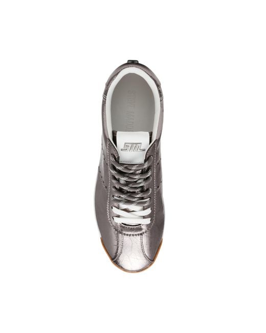 Steve Madden Gray Metallic Casual Shoes