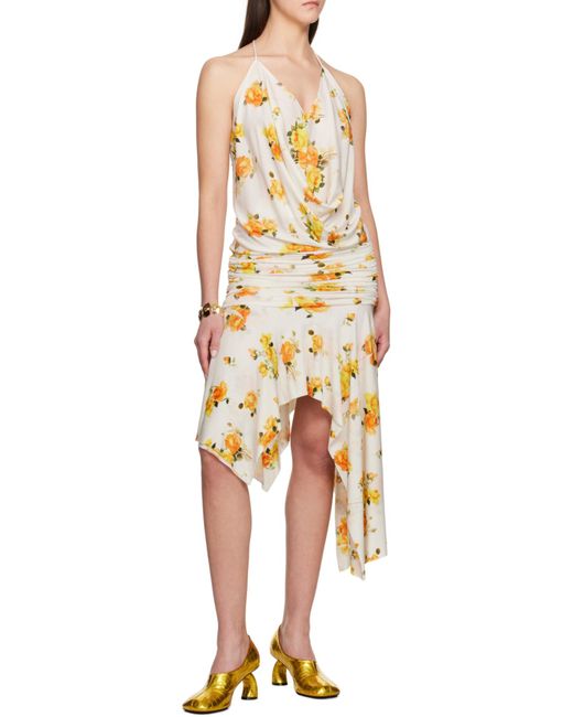 Acne Metallic Patterned Dress