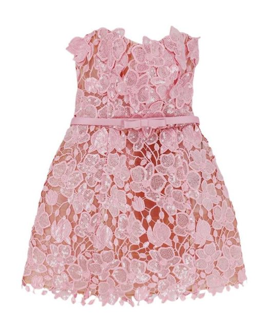 retroféte Red Novalie Mini Dress