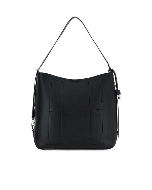 Hogan Black Medium Hocket Hobo Bag