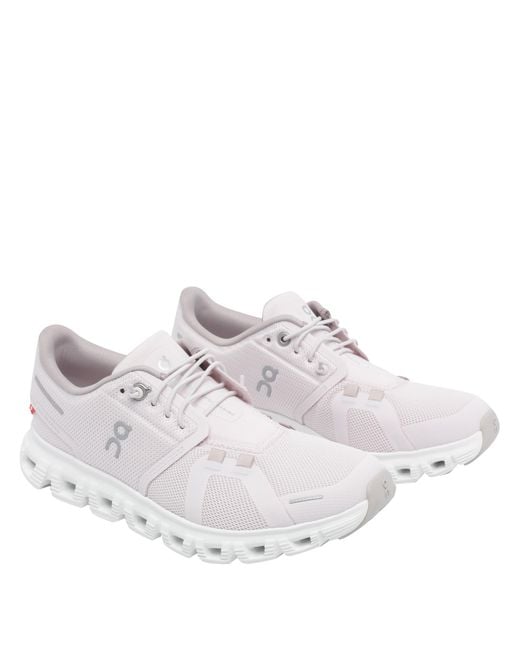 On Shoes White Cloud 6 Low Top Sneakers