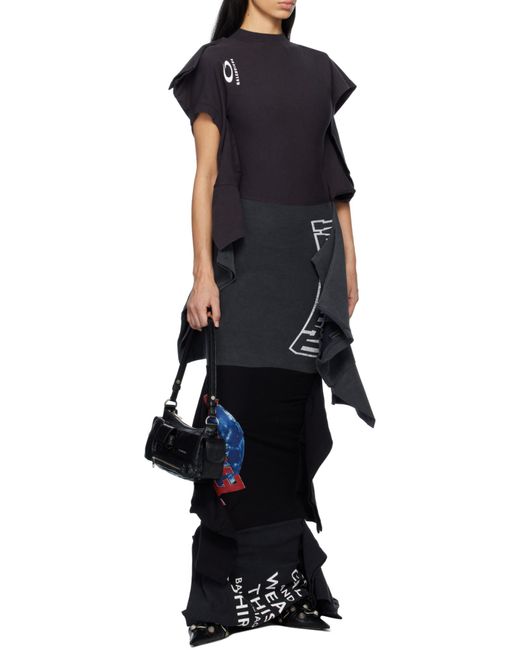Balenciaga Black Cagole Wide Boots