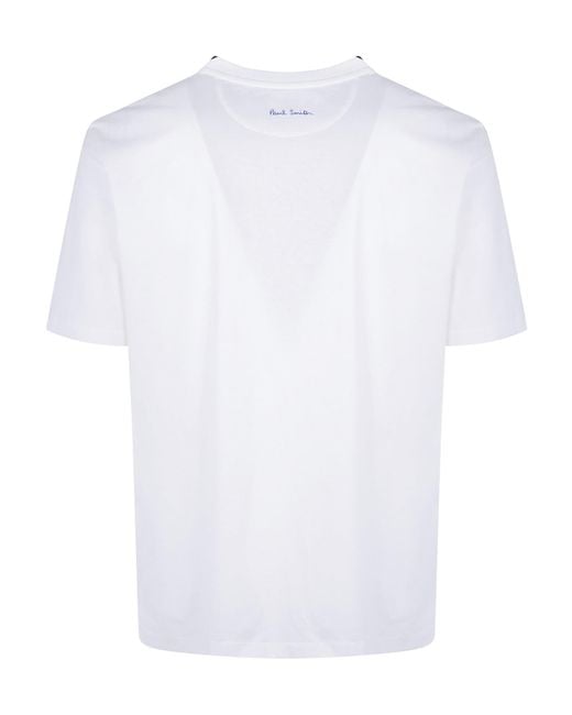 Paul Smith White Short-Sleeved T-Shirt for men
