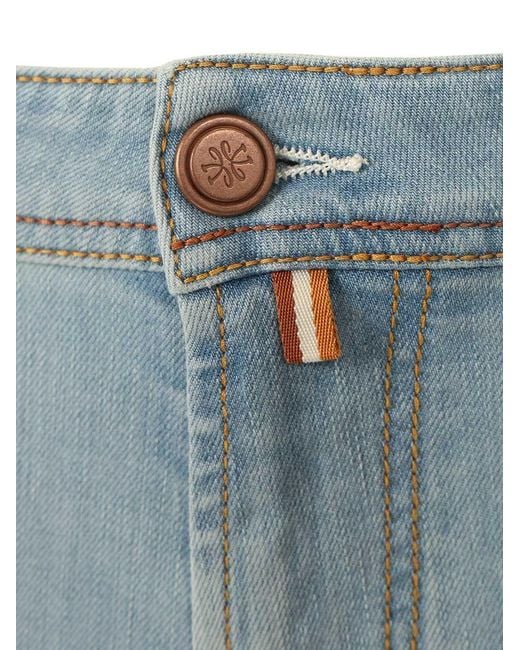 Jacob Cohen Blue Slim Fit Five-Pocket Jeans for men
