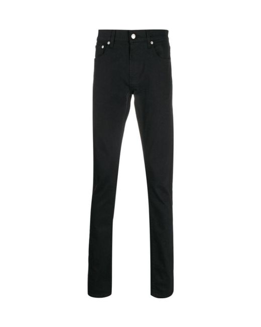 McQueen Black Skinny Jeans for men