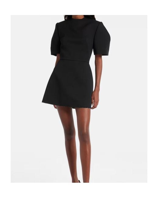 Givenchy Black Wool Minidress