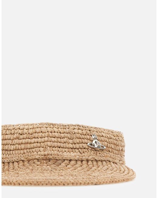 Vivienne Westwood White Orb Plaque Visor