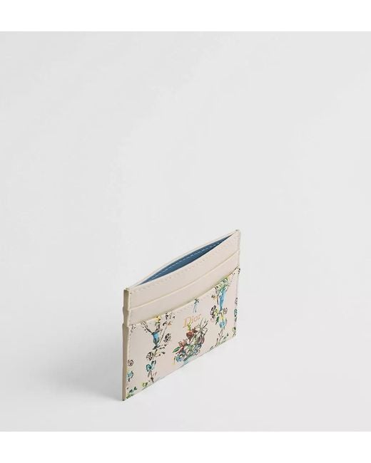Dior White Iviera Freesia Card Holder