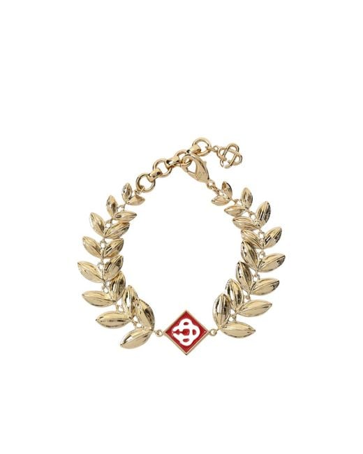 アクセサリー CASABLANCA LAUREL LEAF BRACELET Casablanca LAUREL LEAF BRACELET Green | BSTN Store