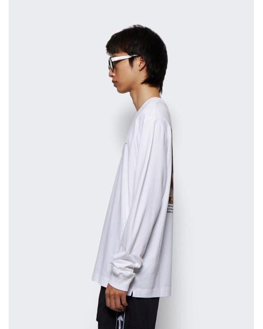 Off-White c/o Virgil Abloh White Caravaggio Lute Print T-Shirt for men