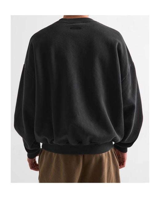 Fear Of God Black Logo Long-Sleeve Sweatshirt for men