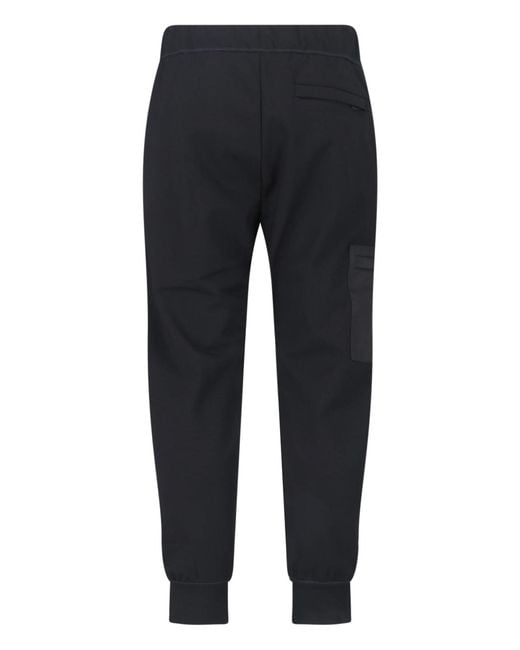 Prada Blue Elastic Waist Casual Pants for men