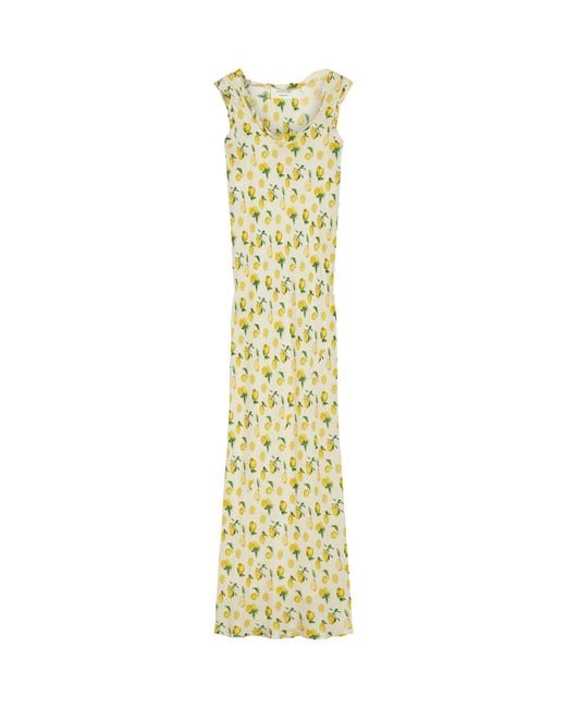 Sportmax Metallic All-Over Patterned Sleeveless Maxi Dress