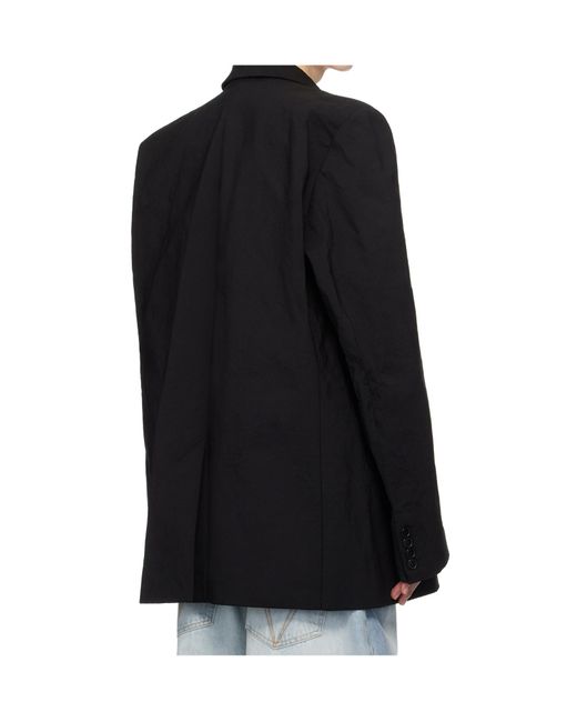 Vetements Blue Single Breasted Blazer for men