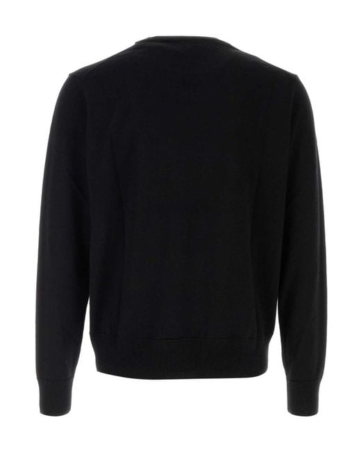 Vivienne Westwood Black Alex Round-Neck Knitted Sweater for men