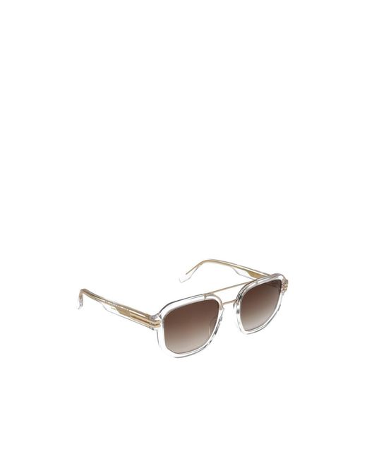 Marc Jacobs White Eyewear Pilot Frame Sunglasses for men