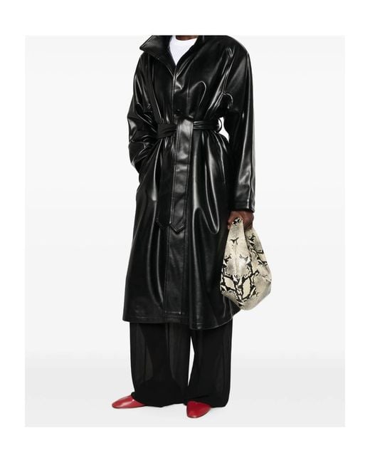 Frankie Shop Black Long-Sleeved Coat