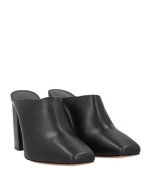 Chloé Black Mules & Clogs Leather