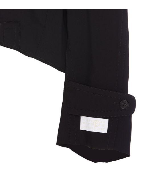 MM6 by Maison Margiela Black Logo Sportsjacket
