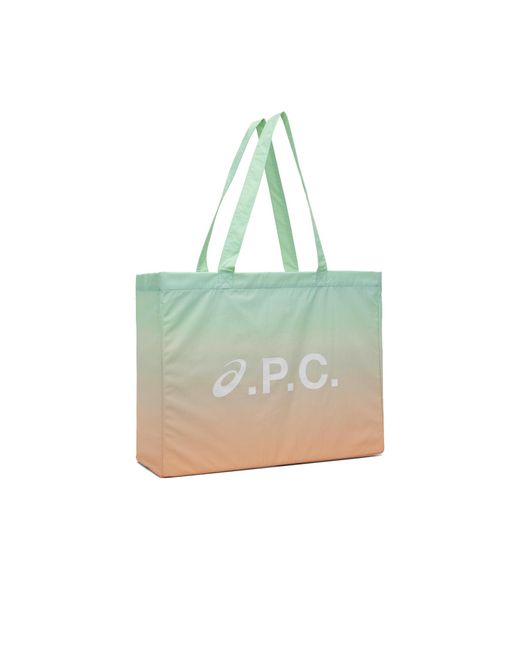 A.P.C. Blue Diane Asics Shopping Bag for men