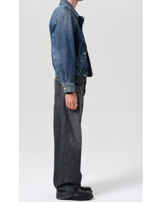 Agolde Gray Afton Straight Leg Jeans for men