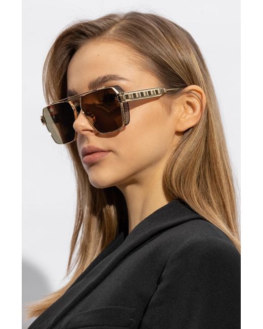 Balmain Multicolor Logo Sunglasses for men