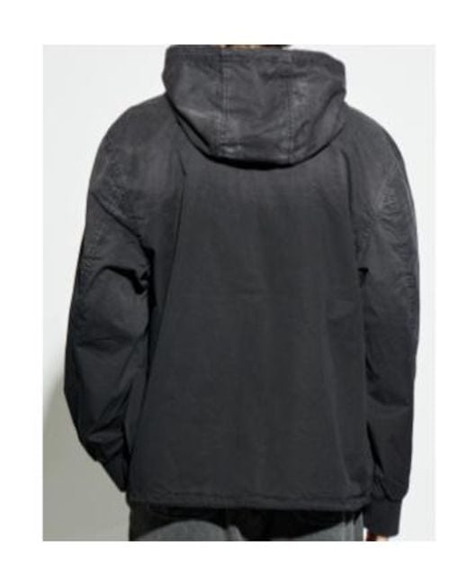 DIESEL Black Cotton Jacket for men