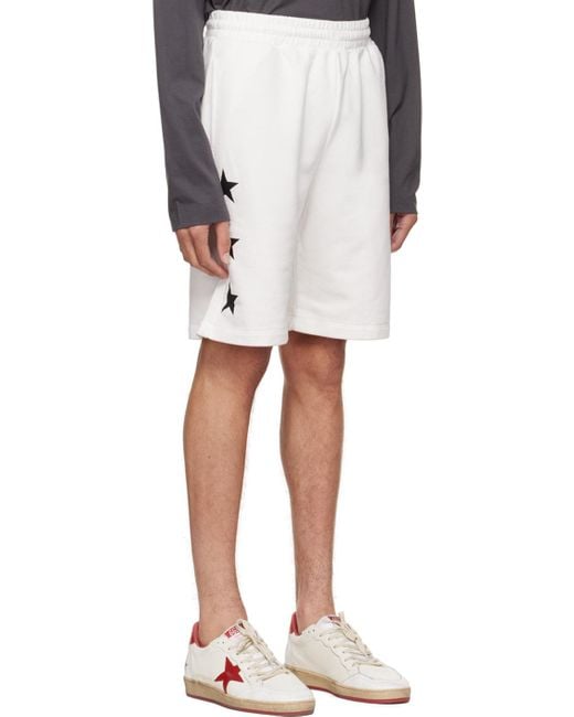 Golden Goose Deluxe Brand White Cotton Star-Motif Track Pants for men
