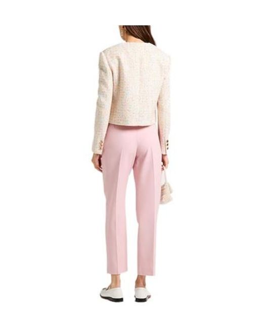 Burberry Pink Solid Color Casual Pants