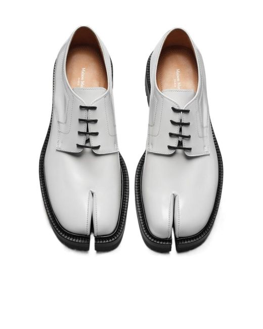 Maison Margiela White Tabi Derby Shoes
