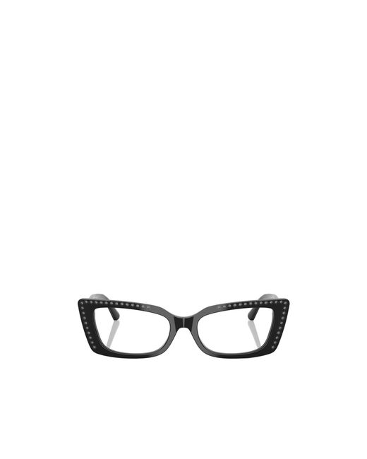 Jimmy Choo White Geometrically Framed Flat Mirror