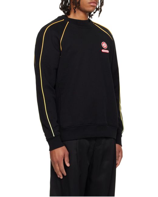Casablanca Black Relaxed Fit Sweatshirt for men