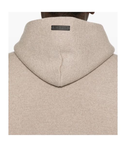 Fear Of God Natural Hooded Sweater for men