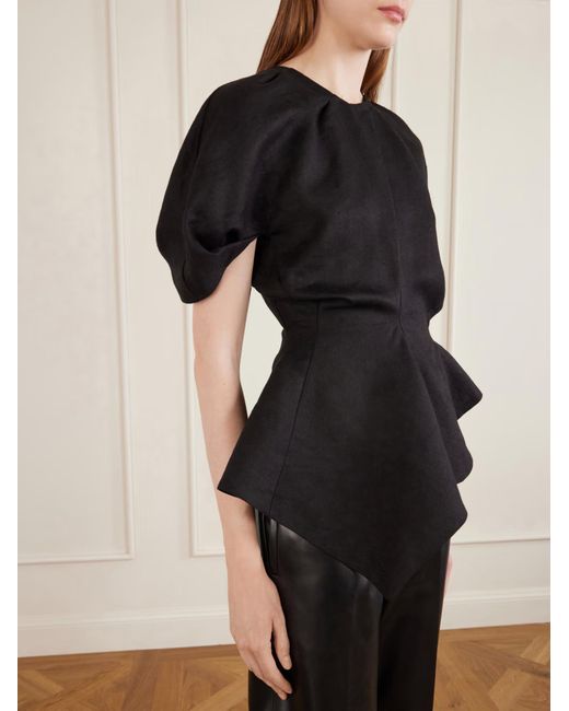 Khaite Black Rumi Shirt