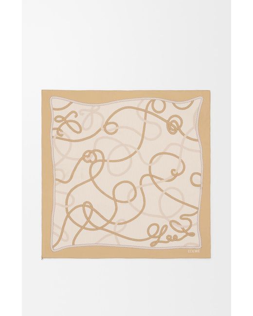 Loewe Yellow Scarf for men