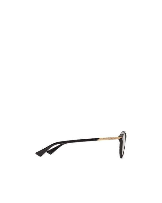 Bottega Veneta White Eyewear Square Frame Sunglasses for men